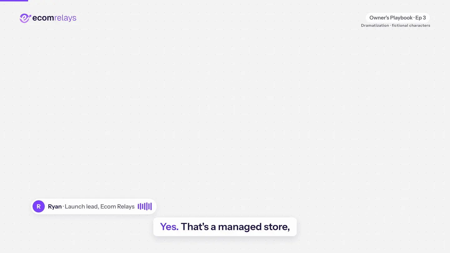 Opening frame of the video: 